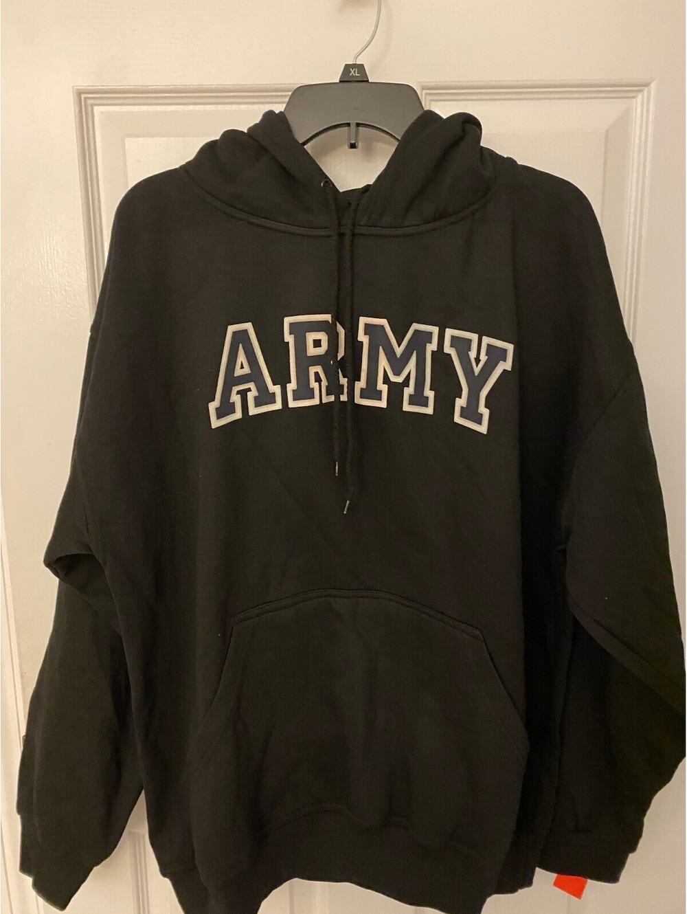 Black ARMY Spellout Hoodie - Size XL